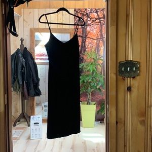 Velvet midi dress